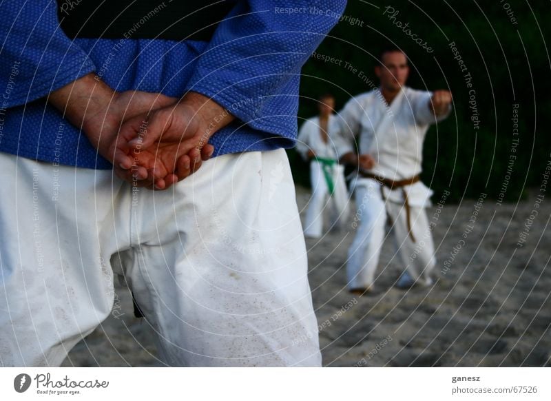the Sensei Master Karate Beach Practice Martial arts Shotokan Budo sensei Sports Training fight