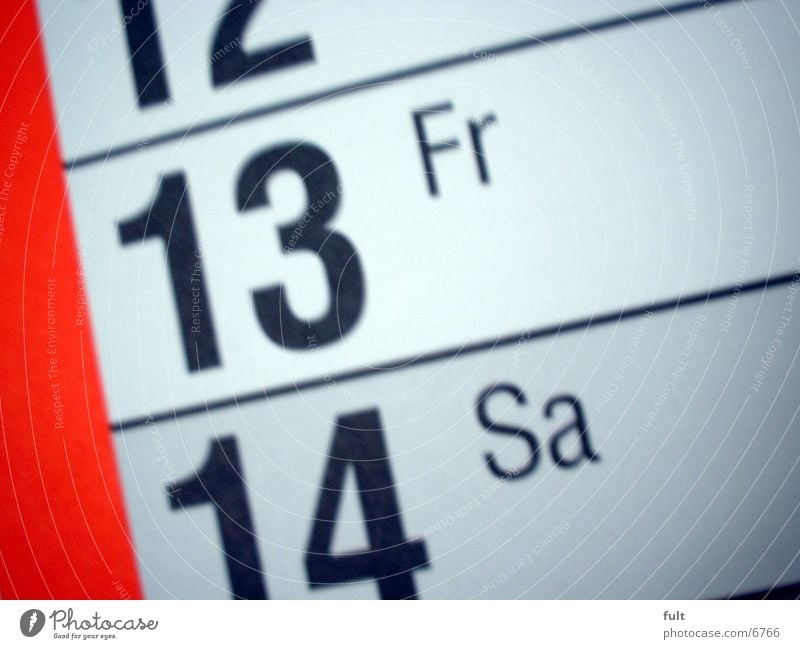 Friday the 13th Photographic technology Calendar Date