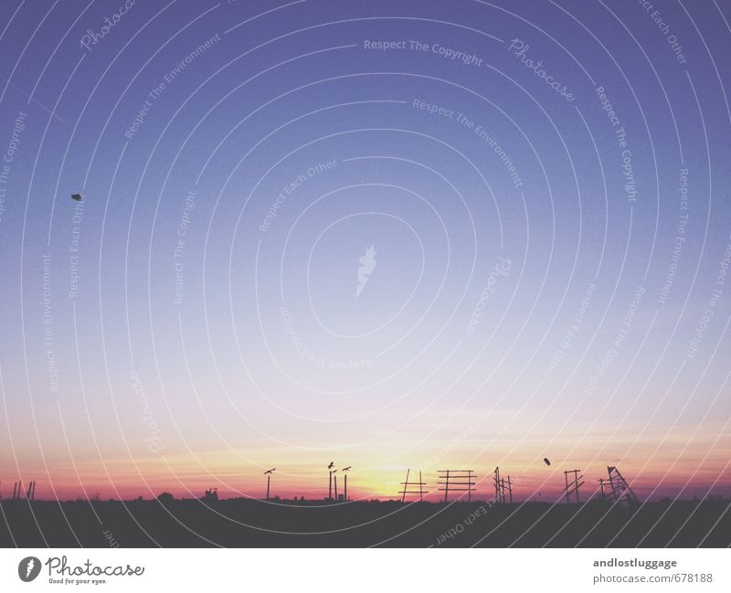 Weather | nice is the evening (2014) Nature Landscape Horizon Sunrise Sunset Spring Climate Park Berlin Deserted Tourist Attraction Airport Runway Looking