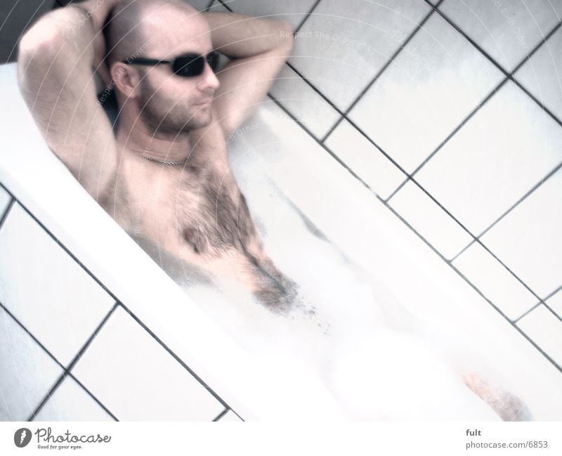 bathing day Man Bathtub Foam Tile