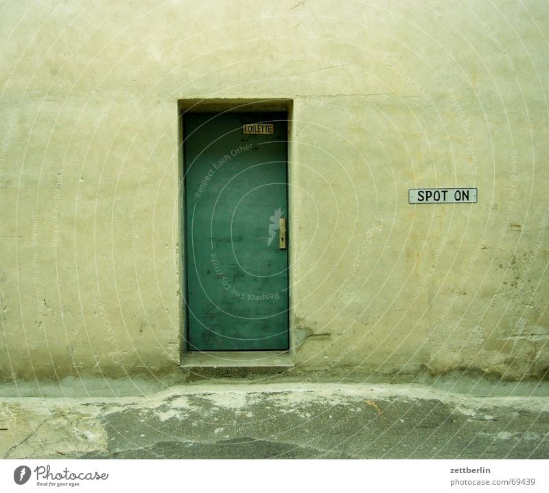 Toilet - Spot on! Entrance Society Door toilet door green door ilja judge sanitary department