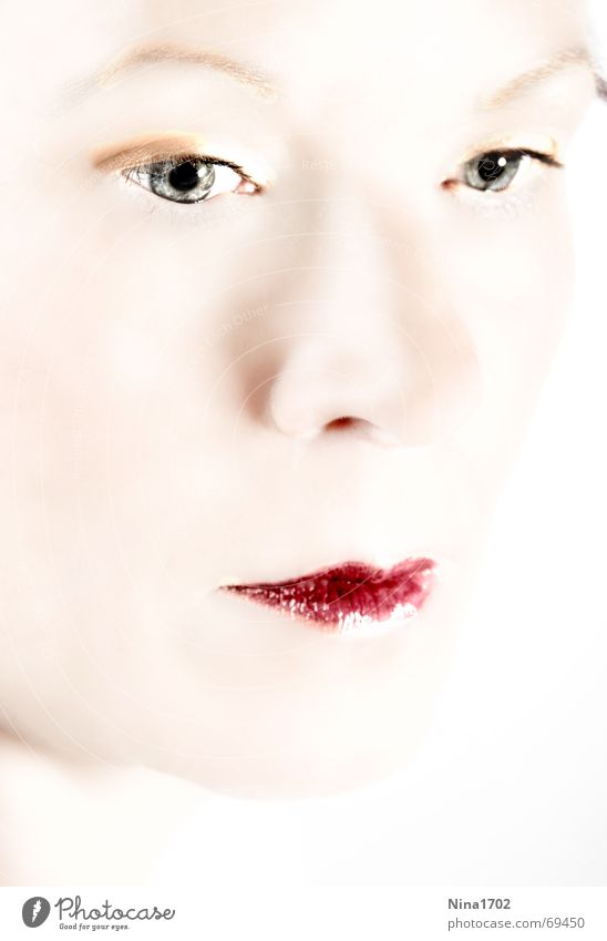 beauty High-key Portrait photograph Beauty Photography Woman Glamor Soft Bright background Face