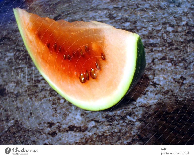 melon Juicy Red Green Healthy Fruit