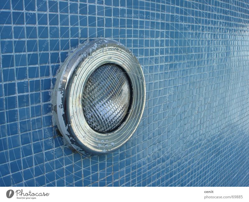 The Light of the pool Swimming pool Summer piscina azul gresite azulejos