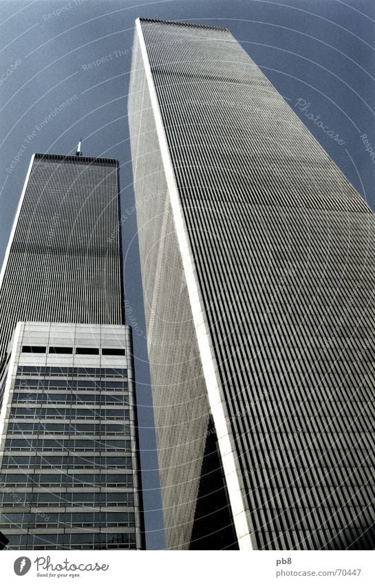 before New York City World Trade Center Town Building Facade Memory USA Tall Sky