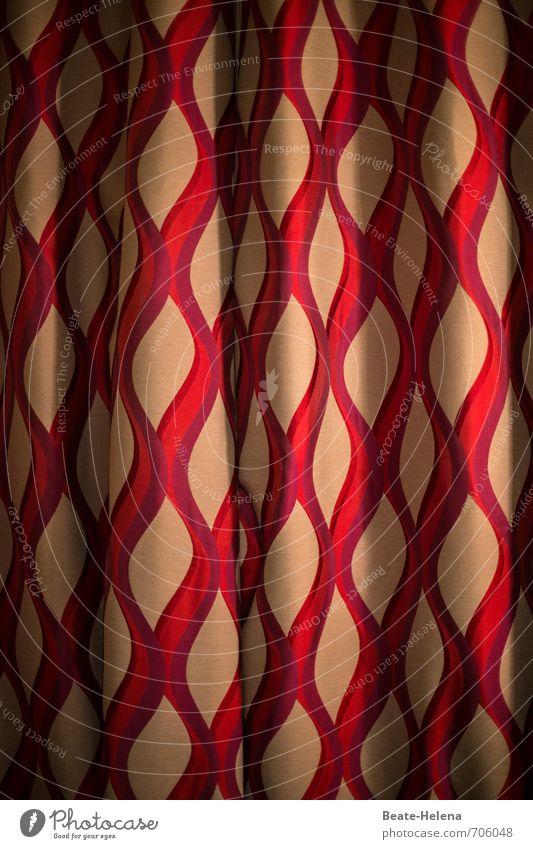 retro | fabric and pattern Style Design Exotic Select Utilize Illuminate Living or residing Glittering Hip & trendy Gold Red Joie de vivre (Vitality) Trade