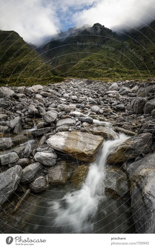 well Nature Landscape Elements Water Rock Mountain Waterfall Natural Adventure Calm New Zealand Source Colour photo Exterior shot Day Deep depth of field