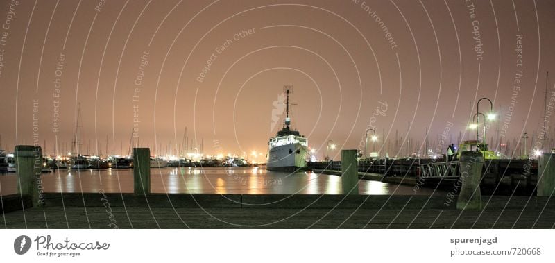 harbour evening Water Melbourne Victoria Australia Capital city Port City Navigation Yacht Harbour Yacht harbour Wood Brown Yellow Gold Peaceful Calm Wanderlust