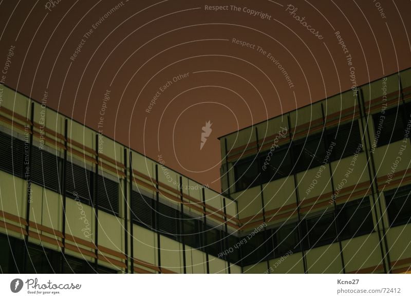 geometry High-rise Geometry Dusk Concrete block Building House (Residential Structure) Window Sky