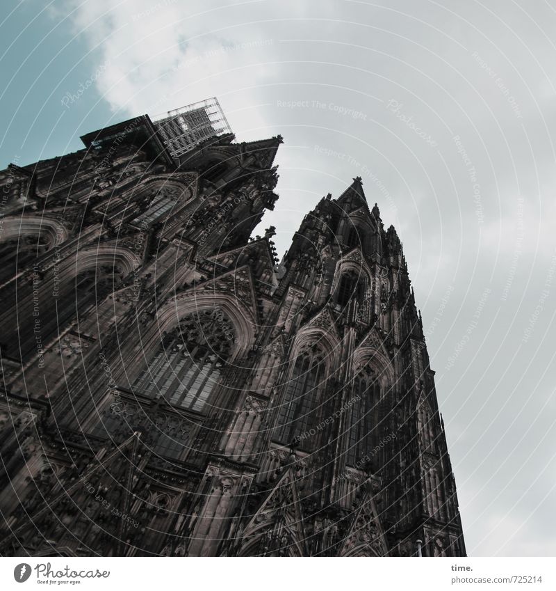 god chilla Construction site Cologne Church Dome Manmade structures Building Architecture Wall (barrier) Wall (building) Facade Tourist Attraction Landmark