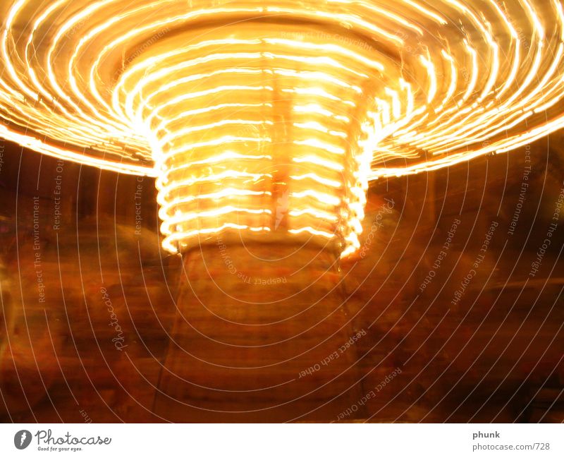 carousel Prater Fairs & Carnivals Long exposure blur Movement