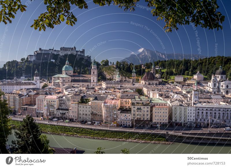 Mozart City Salzburg with the Fortress Lifestyle Vacation & Travel Tourism Trip City trip Summer Alps Salzburg cathedrale Small Town