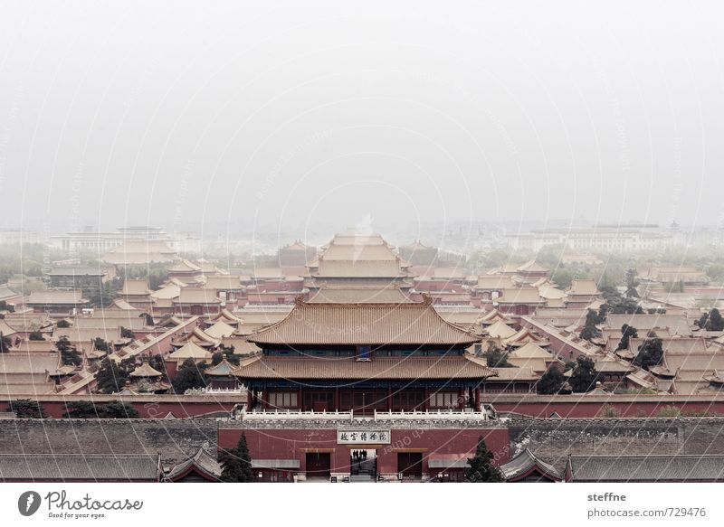 Chinatown Beijing Capital city Old town Skyline House (Residential Structure) Palace Tourist Attraction Landmark Forbidden city Esthetic Exceptional Exotic