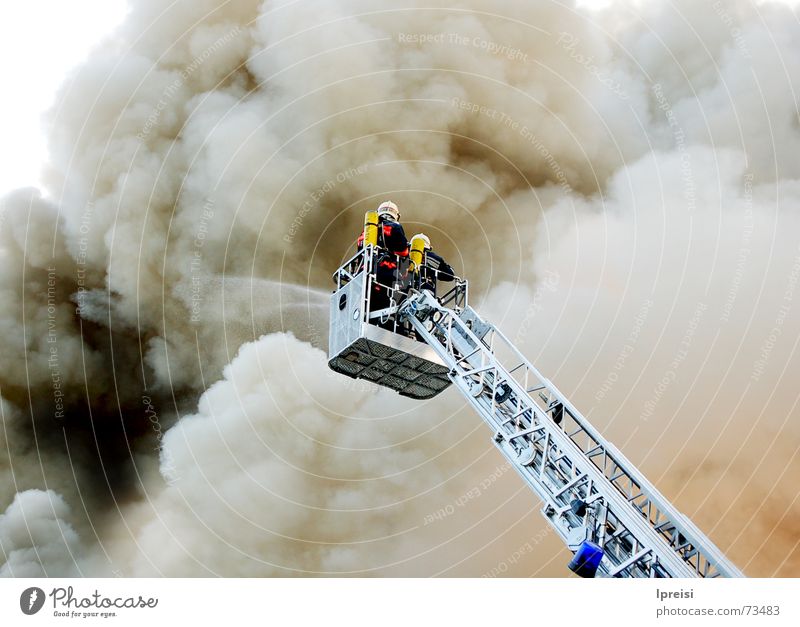 firefighting Gray Black Blaze Smoke Fire department Ladder