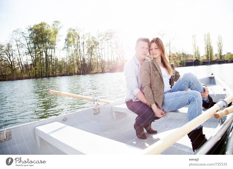 warmth Masculine Feminine Young woman Youth (Young adults) Young man Couple 2 Human being 18 - 30 years Adults Environment Nature Landscape Spring