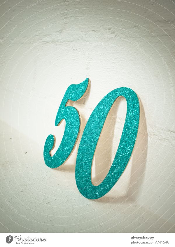 50 and not a bit quiet Luxury Happy Party Feasts & Celebrations Wedding Birthday Jubilee Stone Digits and numbers Old Happiness Gray Green Turquoise White