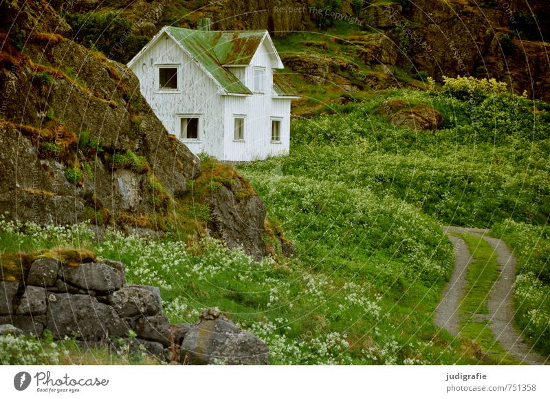 Vesterålen Environment Nature Landscape Rock Norway Vesteralen House (Residential Structure) Detached house Lanes & trails Moody Loneliness Idyll