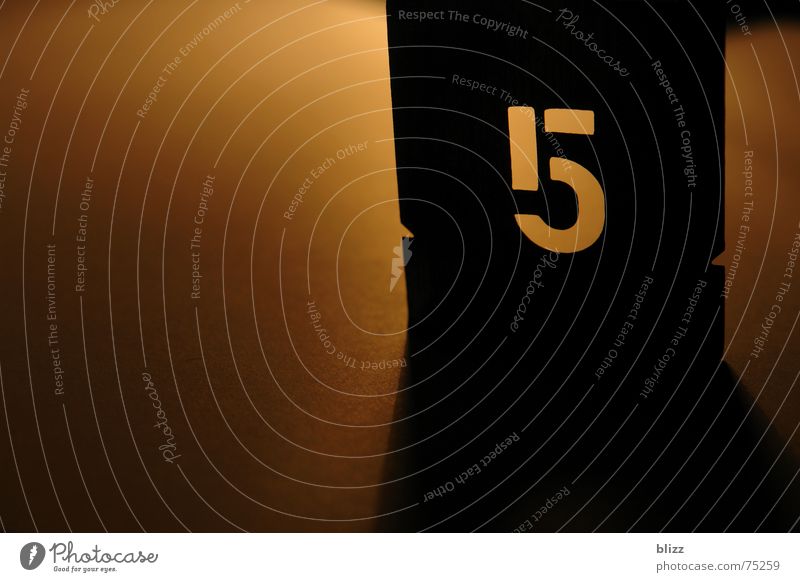 "5" Digits and numbers Back-light Warm light Still Life Progress Moody Harmonious Shadow five transition harmonic atmospheric Typography