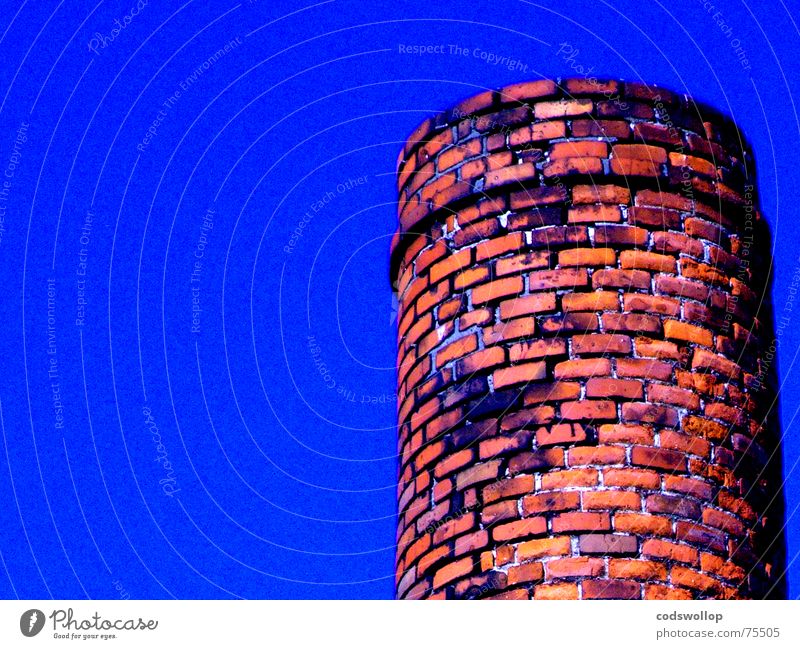 built to last Brick Sky Red Industry Detail chimney bricks bricks and mortar blue Orange