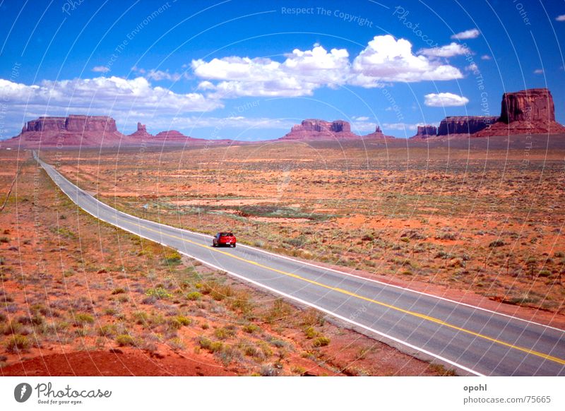 Monument Valley Utah Arizona Golden section Infinity Red rock canyon Clouds Vacation & Travel Wild West Nature USA Street Sky marlboro country