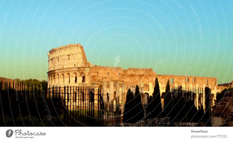 forever! Rome Italy Manmade structures Ruin Monument Tourist Tourist Attraction Work of art Beautiful colluseum Old Gladiator forum romanica Sky Contrast