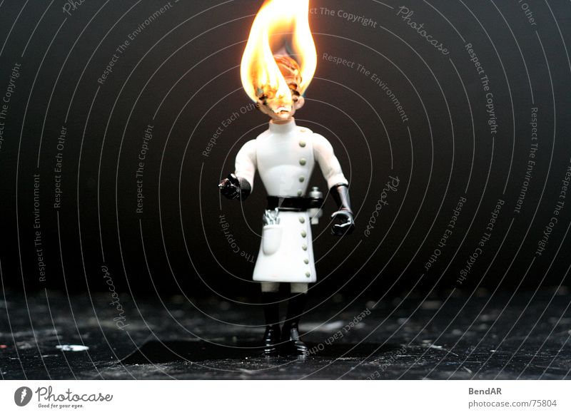 Burning Professor Dark Toys Black Blaze Flame