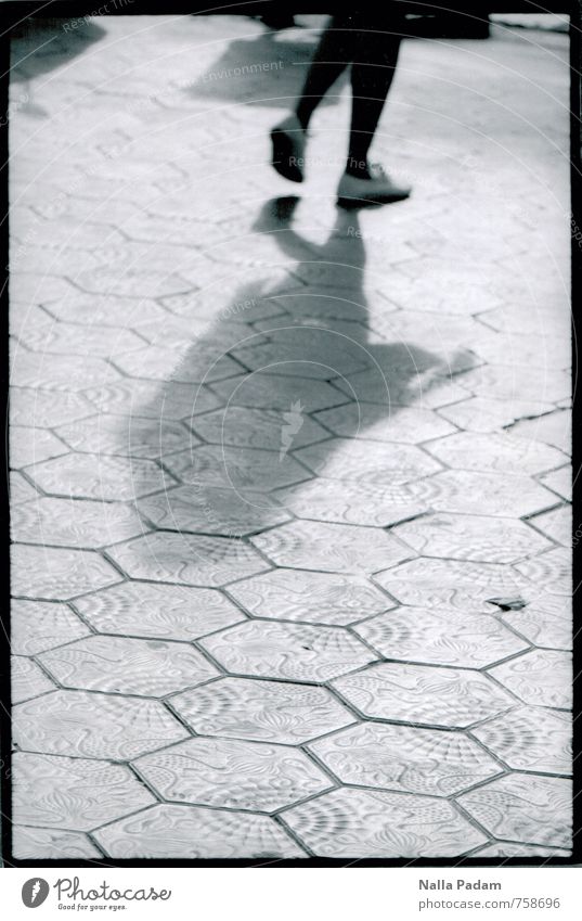 Gaudischer Trottoir Elegant Human being Feminine Woman Adults Feet 1 Architecture Passeig de Gracia Eixample Barcelona Spain Europe Town Port City Downtown