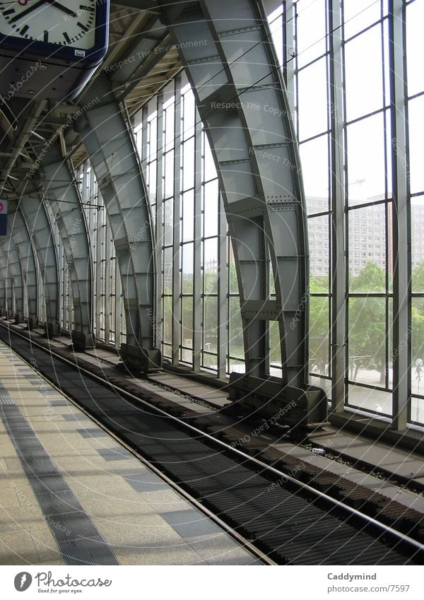 railway station Railroad tracks Steel Construction Architecture Train station Glass