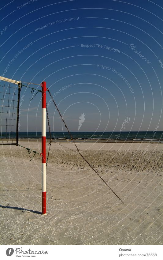 Echo of Summer 1 Summer vacation Beach vacation Volleyball (sport) Volleyball net Volleyball court Lake Ocean Red Striped Sky blue Vacation & Travel Sports