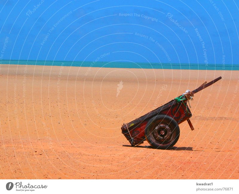 FORTALEZA_BRAZIL Beach Carriage Cart Horizon Brazil Lifestyle Sand Sky