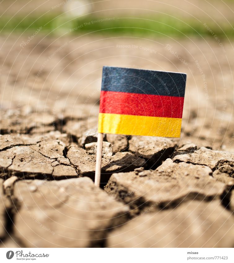 DryPeriod Safari German Unification Day Nature Earth Sun Beautiful weather Field Steppe Drought Flag German Flag Crouch To dry up Threat Famousness Brown Yellow