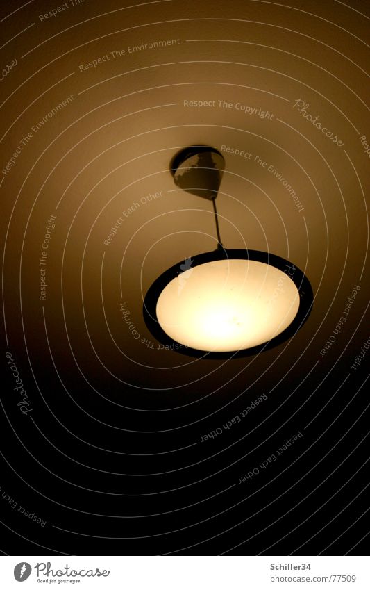 lamp with radiation Lamp Ceiling light Round Light Brilliant Dark Color gradient White Brown Yellow Gray Black Electric bulb UFO Emanation Blanket Circle Bright