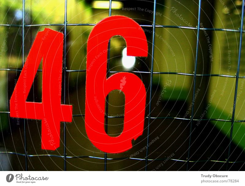 postcard no. 46 Background picture Surface Iron Grating Digits and numbers House (Residential Structure) Building Manmade structures Window Glass door Entrance