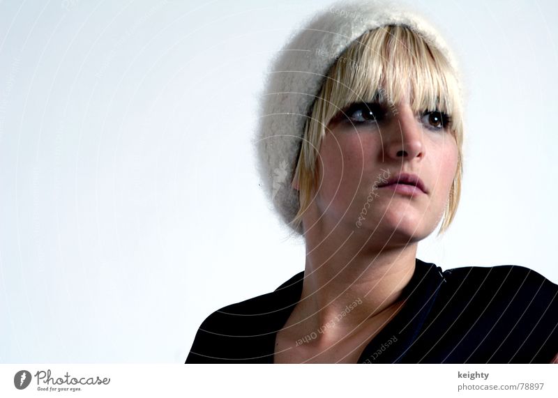 Woman Beautiful Black Eyes A Royalty Free Stock Photo From