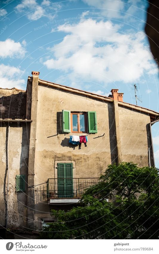 Loro Ciuffenna Vacation & Travel Tourism Summer vacation Living or residing House (Residential Structure) Old town Facade Transience Contentment Italy