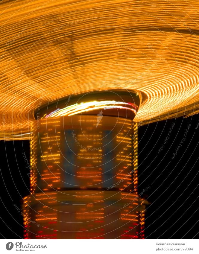 But ZZ, it's pretty fast. Diode Light and shadow Visual spectacle Carousel Red Black Yellow Fairs & Carnivals Gyroscope Blur Lighting Lighthouse Motion blur