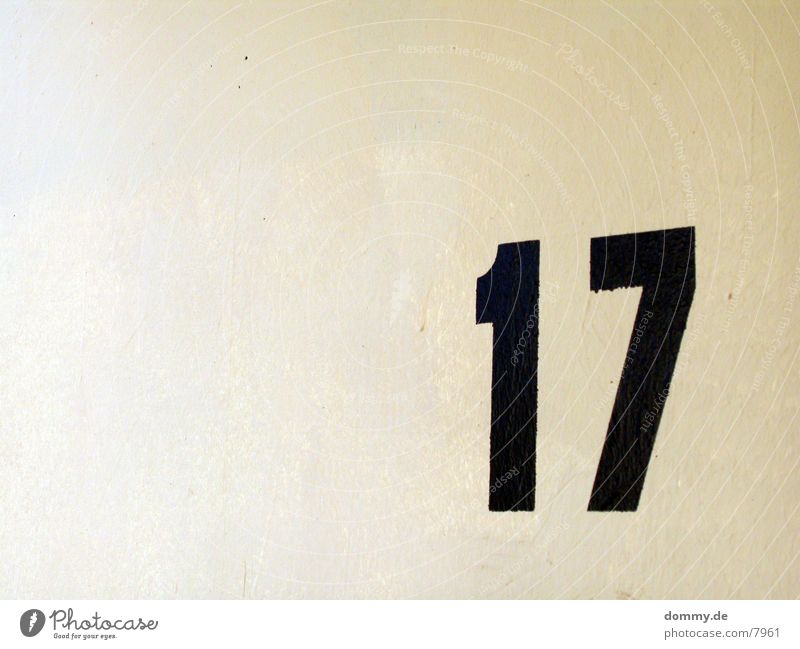 .:17:. Digits and numbers Beige Black Macro (Extreme close-up) Close-up kaz