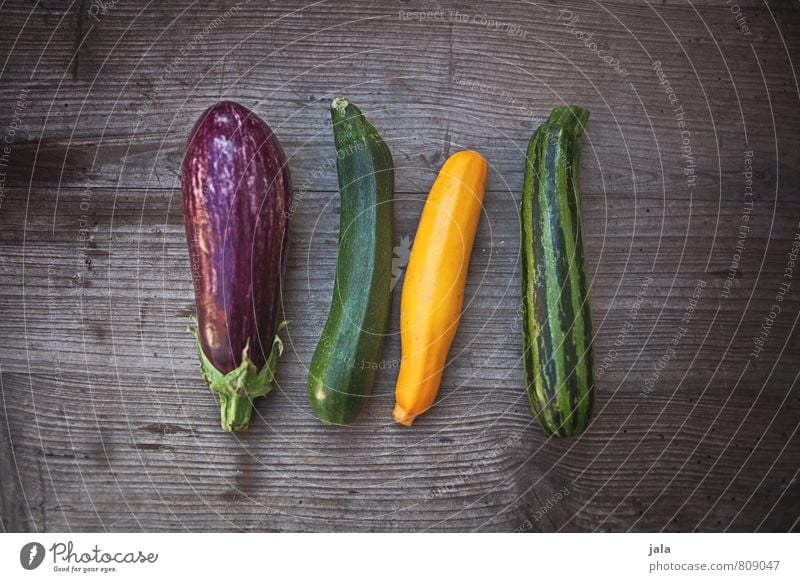 vegetables Food Vegetable Zucchini Aubergine Nutrition Organic produce Vegetarian diet Healthy Eating Fresh Delicious Natural Appetite Wooden table Colour photo
