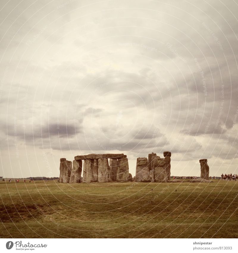Stonehenge Vacation & Travel Tourism Trip Far-off places Sightseeing Expedition Summer vacation Culture Stone circle Past Environment Nature Landscape