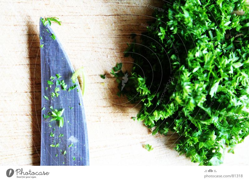 .:: PETERsilie ::. Parsley Kitchen Green Cooking Cut Knives Wooden board Vegetable