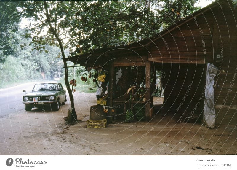 Sri Lanka Car Station House (Residential Structure) Hut Old Fruit Stand lanka