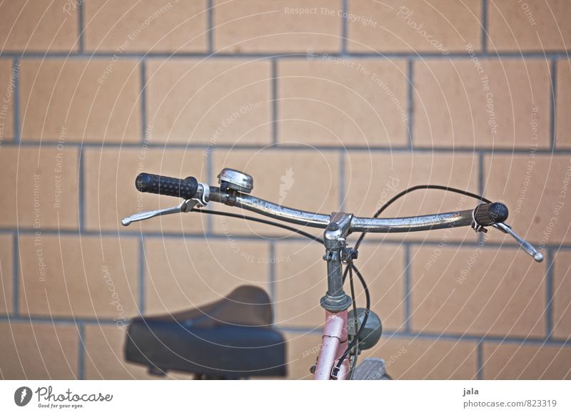 bicycle Building Wall (barrier) Wall (building) Facade Bicycle Handlebars Bicycle saddle Esthetic Colour photo Exterior shot Deserted Copy Space top Day