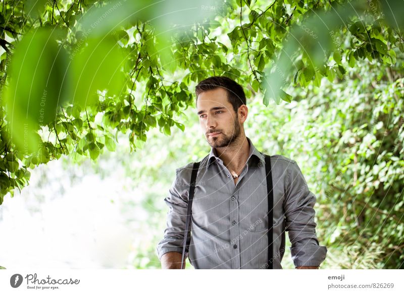 wasted Masculine Young man Youth (Young adults) 1 Human being 18 - 30 years Adults Environment Nature Bushes Beautiful Colour photo Exterior shot Day