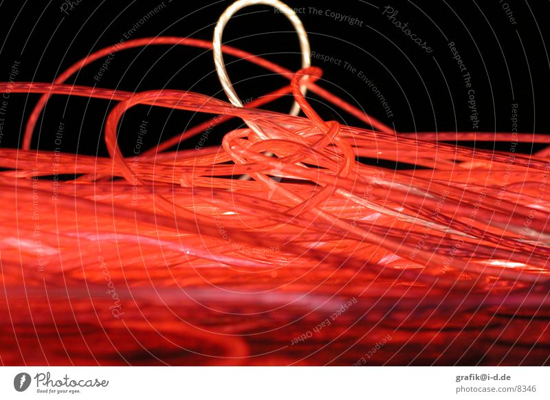 wattens 03 Light Dark Neon light Thread Circle Round Pattern Red Exhibition Trade fair Structures and shapes Swirl Movement