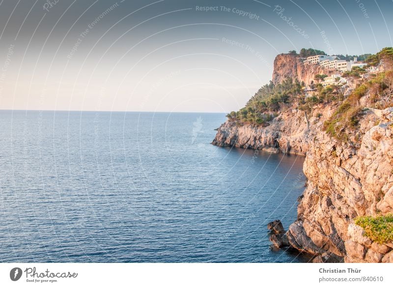 Coast Port de Soller Harmonious Contentment Relaxation Calm Meditation Swimming & Bathing Vacation & Travel Tourism Trip Far-off places Freedom Sightseeing