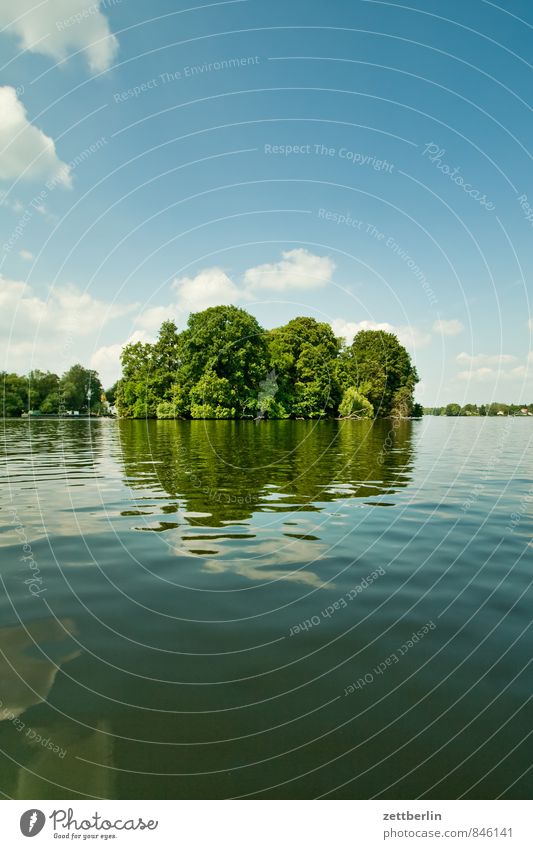 Valentine's Day Watercraft River Channel Canoe Nature Navigation Lake Summer Coast Lakeside River bank Waterway Tegel valentine Island Waves Surface of water