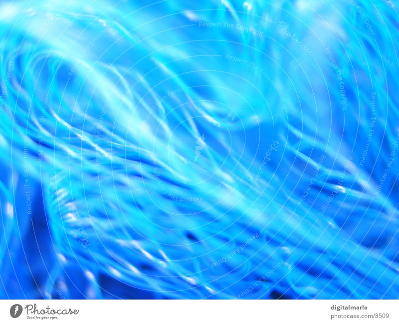 floating blue Flow Soft Macro (Extreme close-up) Close-up Blue Net