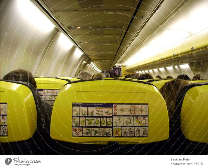 on the plane Airplane Passenger Jet Aviation Aircraft Passenger plane Airport safety advice safety information ryanair Boeing 737 Seating Logistics