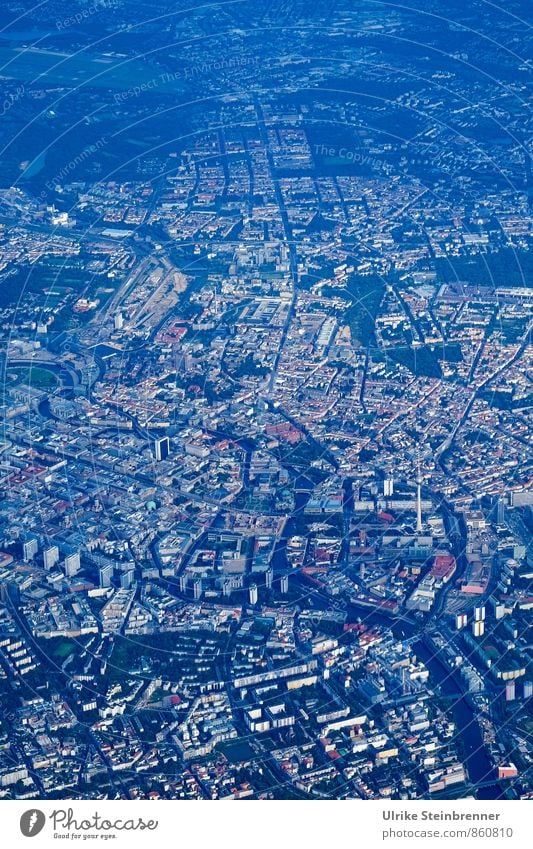 Crosswise | Longitudinal Berlin Berlin TV Tower Downtown Berlin Germany Capital city Landmark Transport Street Lanes & trails Aviation Discover Flying Modern