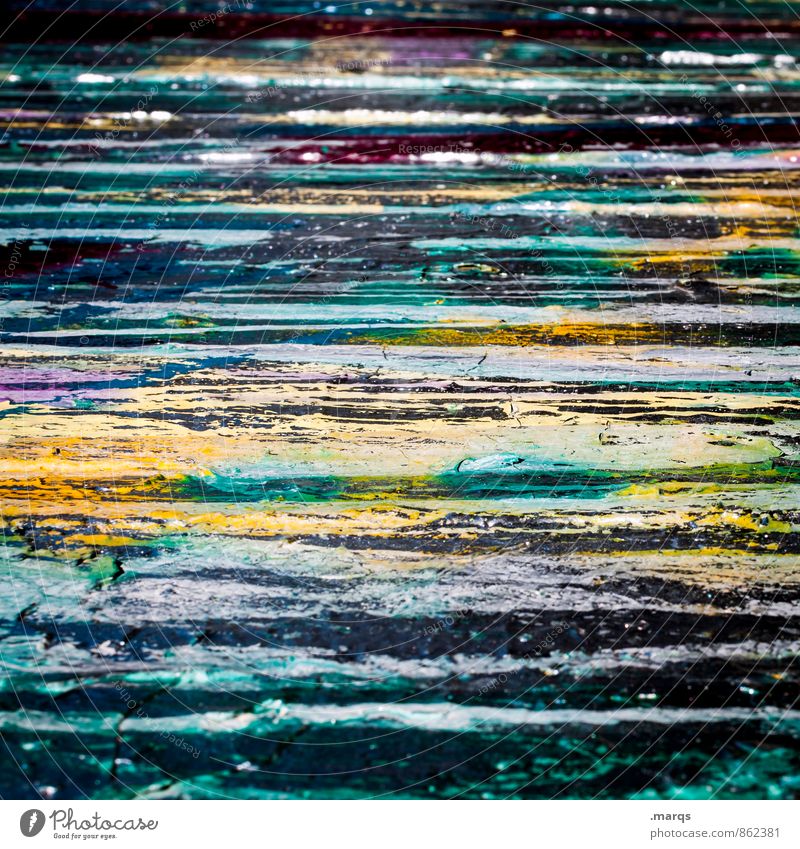 disruption Elegant Style Line Cool (slang) Uniqueness Trashy Multicoloured Colour Dye Graffiti Colour photo Detail Abstract Pattern Deserted